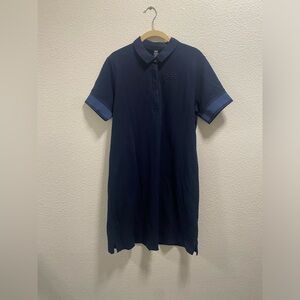 Helly Hansen navy blue polo tee shirt dress size large